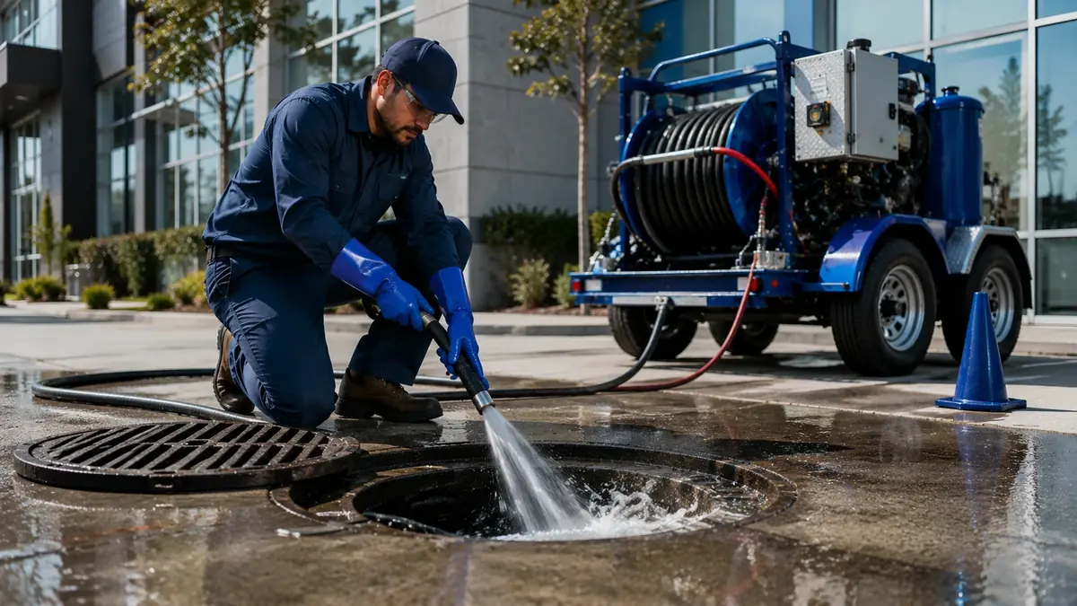 Commercial Hydro Jet Drain Cleaning in Kaweah