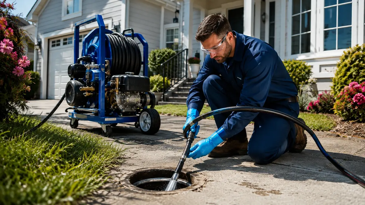 Residential Hydro Jet Drain Cleaning in Kaweah