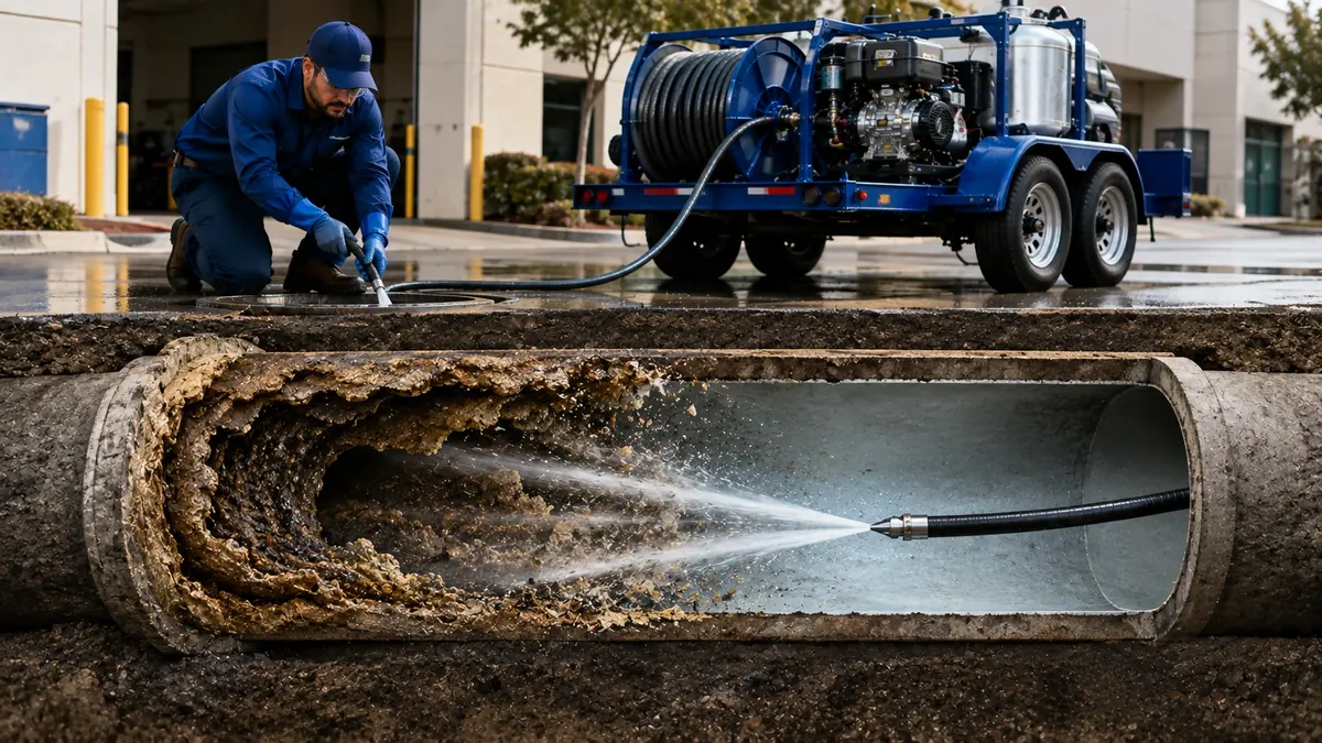 Sewer Pipe Descaling in Kaweah